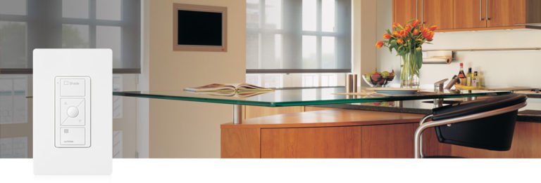 Motorized shades lutron house