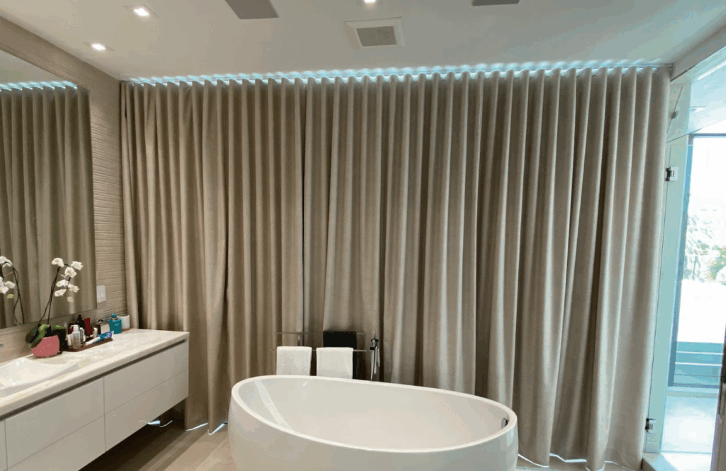 Ultimate Shades and Blinds|Landing draperies