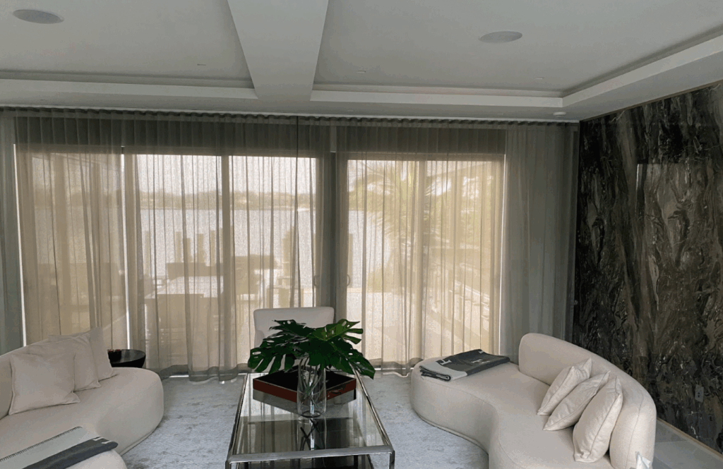 Ultimate Shades and Blinds|Landing draperies