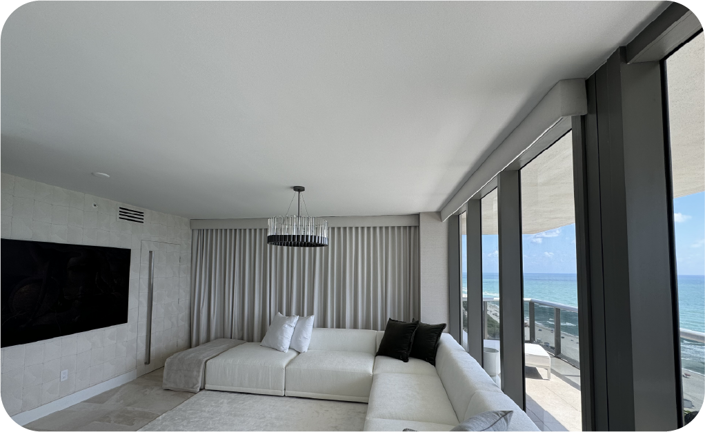 Ultimate Shades and Blinds|Landing draperies