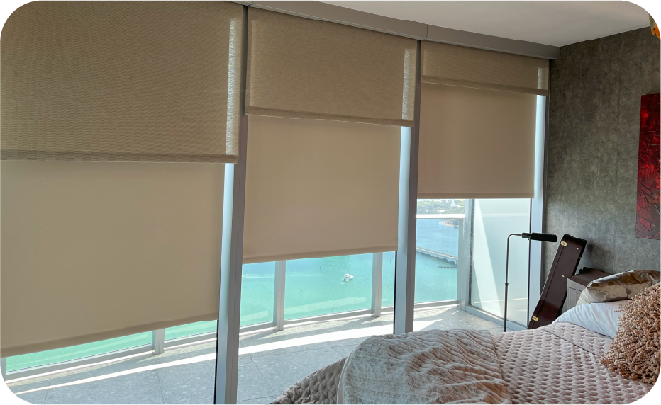 Ultimate Shades and Blinds|Landing roller shades