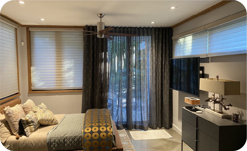 Ultimate Shades and Blinds|Landing draperies