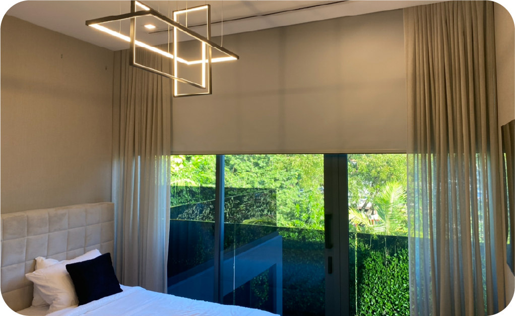 Ultimate Shades and Blinds|Landing draperies