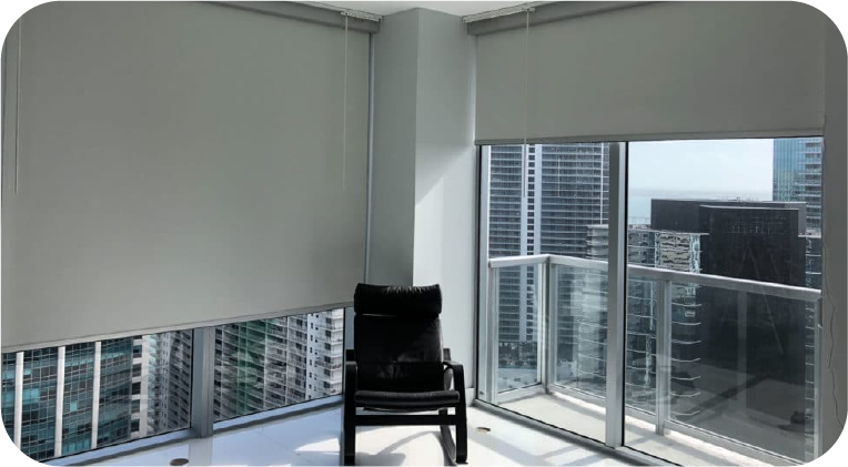 Ultimate Shades and Blinds|Landing draperies